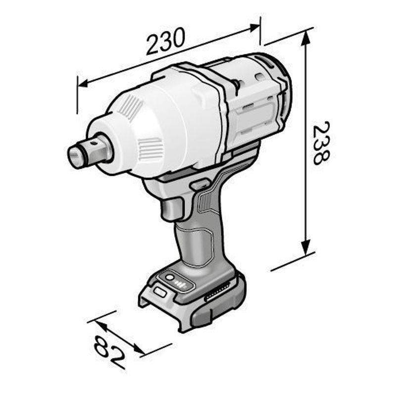 Flex Mutterdragare IW 3/4" 18.0-EC C (utan batteri)