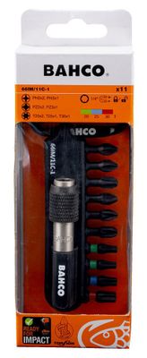 Bahco 66IM/11C-1 Torsionsbits Impact 11-delar för slagskruvdragare