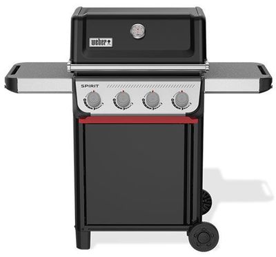 Weber Spirit E-410 Gasolgrill – 4 brännare Svart