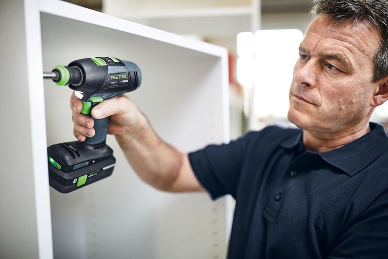 Festool Borr-/skruvdragare T18+3 HPC 4,0 I-Set 2x4,0ah