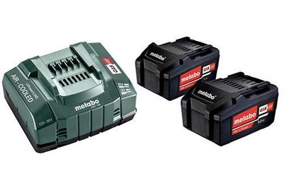 Metabo BASIS-SET (2x18V 5,2ah batterier + Snabbladdare)