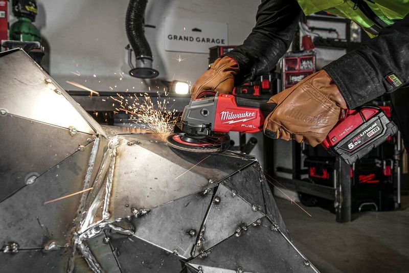 Milwaukee M18 ONEFSAG125XPDB-0X Vinkelslip 18V Paddle (utan batterier)