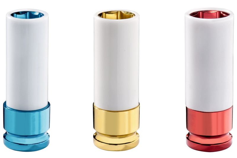 Metabo Hylssats 1/2"" med färgkodning (17,19,21mm)