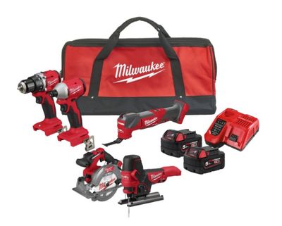 Milwaukee M18 BLCPP5A-502B Combokit POWERPACK (2x5,0ah)