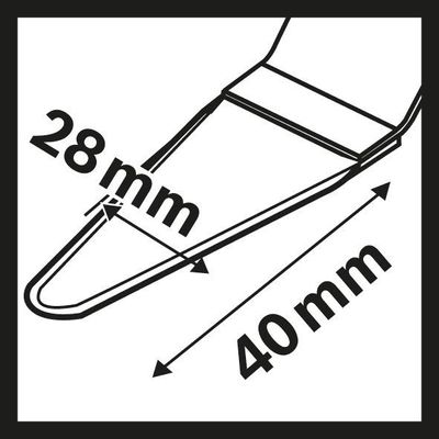 Bosch AIZ 28 SC Kniv STARLOCK HCS 28x50mm (1-P)