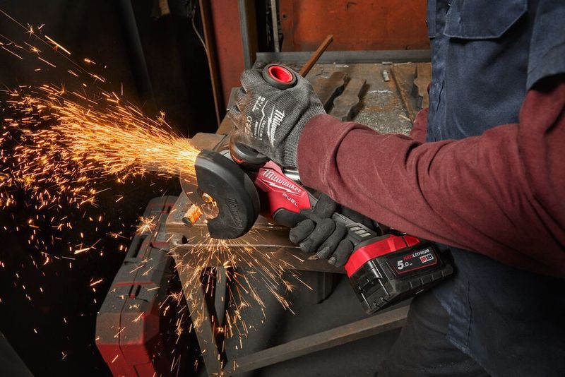 Milwaukee M18 FSAG125X-0X Vinkelslip 18V 125mm HD-BOX (utan batterier)