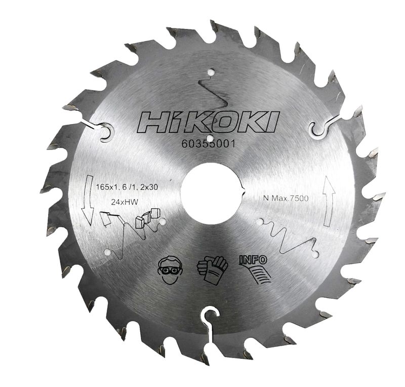 HiKOKI sågklinga 165X1,6 25T 20 mm hål