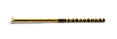Habo Skruv M5 4 90mm Polerad mässing SB