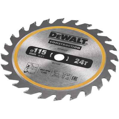DeWalt DT20420 Sågklinga TCT 24T 115mm