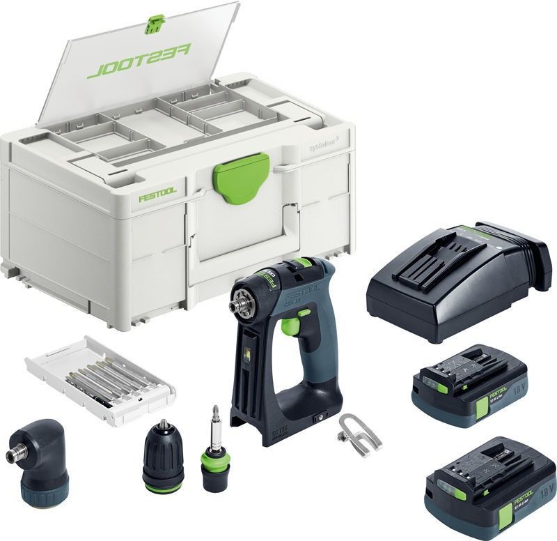 Festool CXS 18 C 3,0-Set Skruvdragare (2x3,0ah)