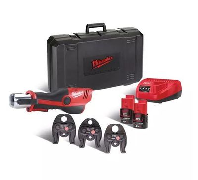 Milwaukee M12 HPT-2020C M-KIT force logic kompakt hydraulisk pressmaskin