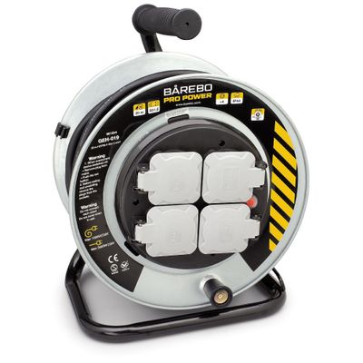 Bårebo Pro Power Kabelvinda 20m 3G1,5 RDOE Anti-Twist