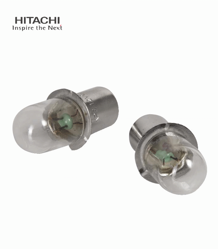 HiKOKI Glödlampor 2-P 9,6/12V (UB3D/UB12D)