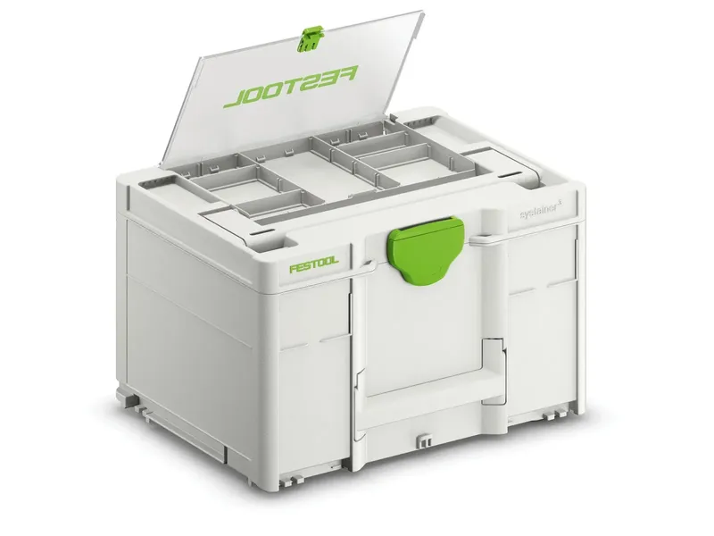 Festool Systainer³ SYS3 DF M 237 med fack i locket