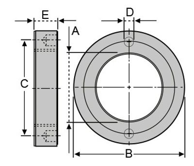 BVA hållare mutter hpd cylinder BVA