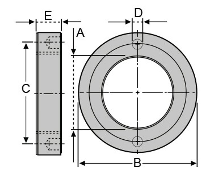 BVA hållare mutter hpd cylinder BVA