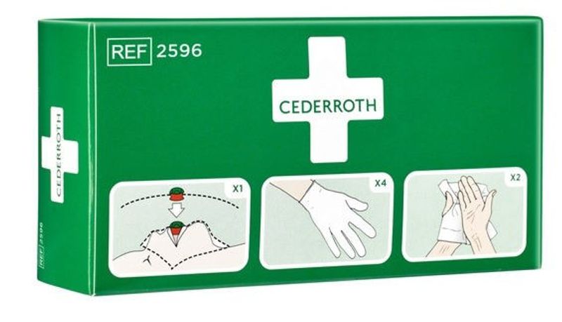 Skyddspaket m blodsmitta Cederroths 2596