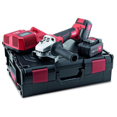 Flex Batterivinkelslip LB125 18.0-EC Set