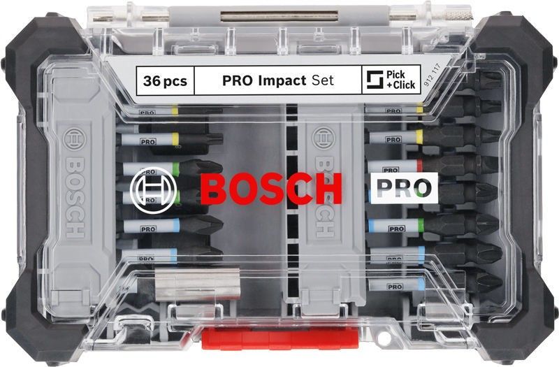 Bosch PRO Impact-bitssats 36-delar – Extra slitstarka bits