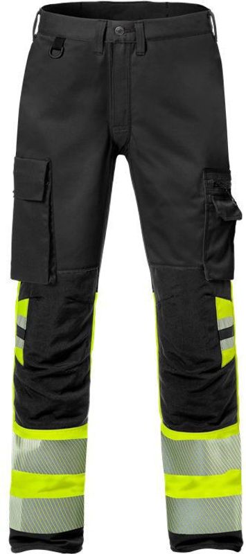 Fristads Varselbyxa stretch 2708 PLU klass 1 Dam Varsel Gul/Svart 38
