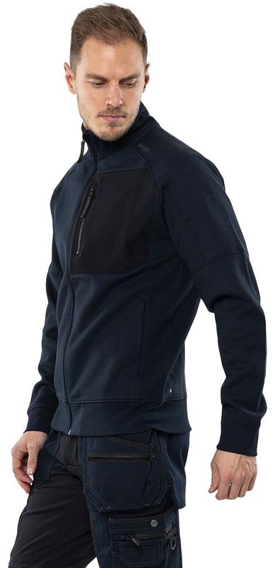 Fristads 7830 GKI Sweatshirt-Jacka Svart