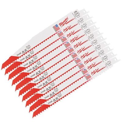 Milwaukee AX Tigersågblad 230mm 25-Pack (För trä & trä med spik)