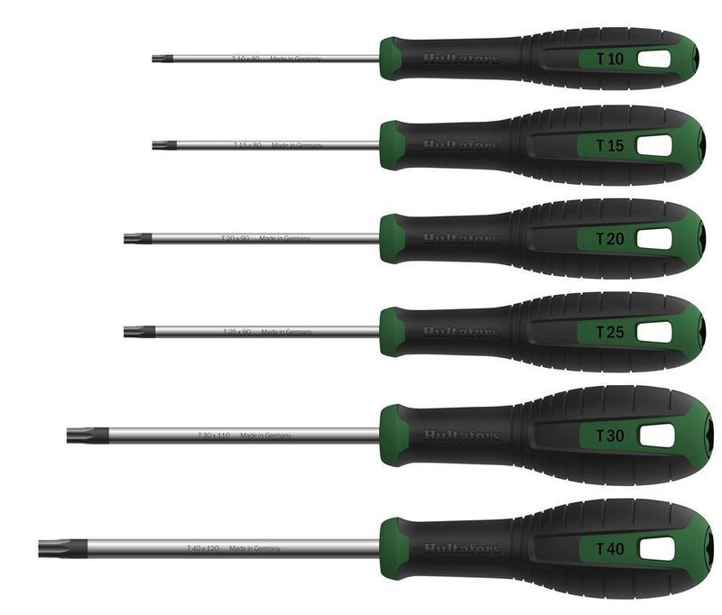 Hultafors Skruvmejselsats HSS TORX 6-delar