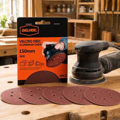 Delver Slippapper 150mm  6-P