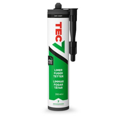 TEC7 Lim Svart MS-Polymer 310ml