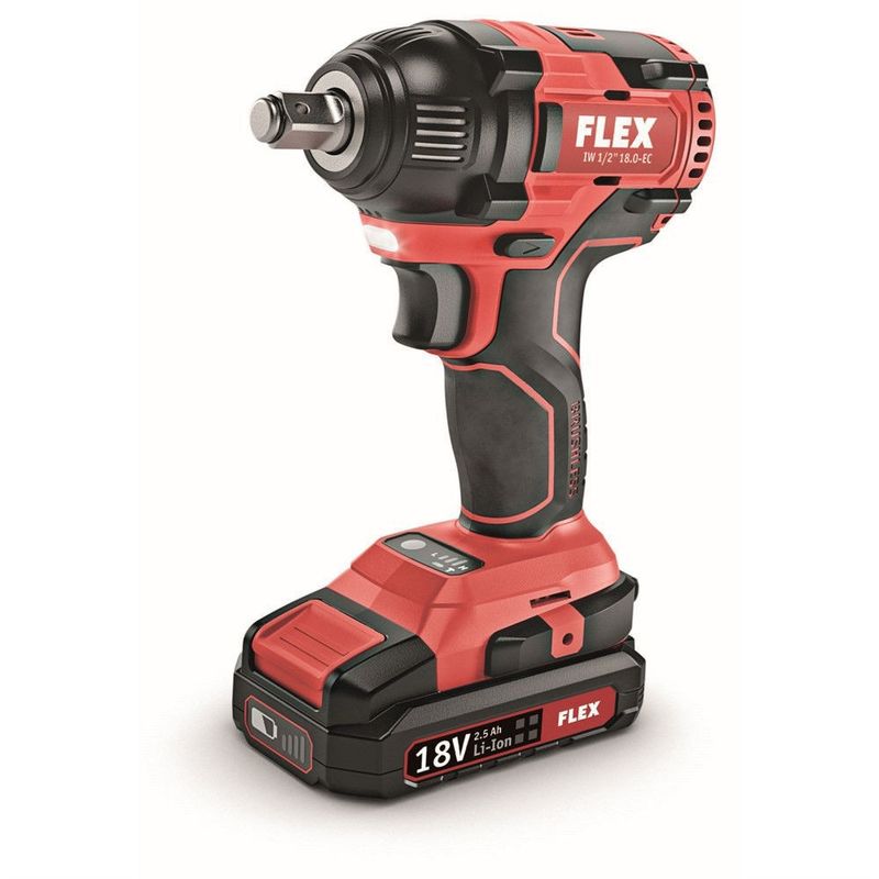 Flex Mutterdragare 1/2" IW 18-0-EC Set (2x2,5Ah)