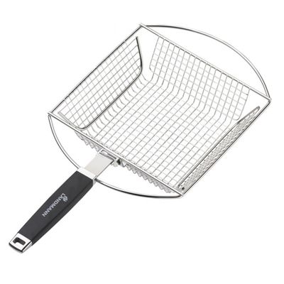 Landmann Pure grillkorg rostfritt med avtagbart handtag