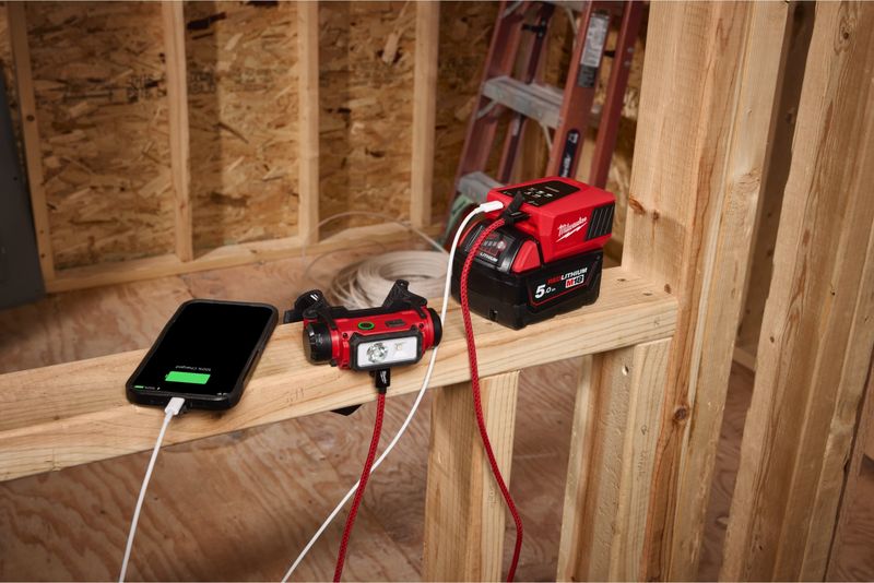 Milwaukee M18 TC tvåvägsladdare USB-C 100 W