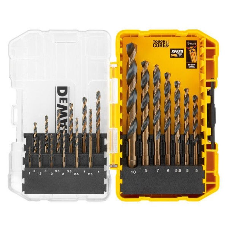 DeWalt multimaterialborrset DT70728 19 delar