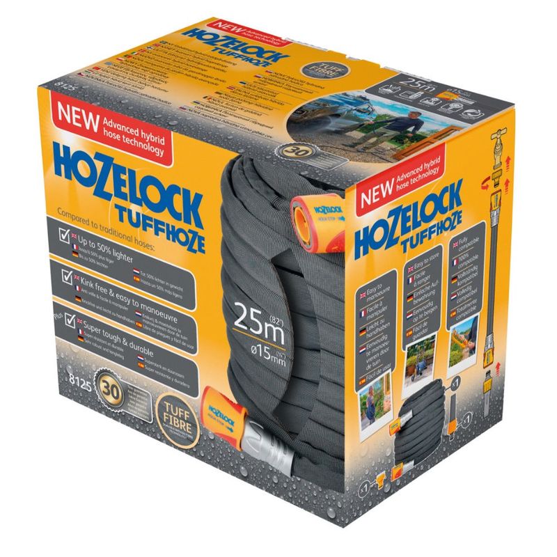 Hozelock Tuffhoze Slangset 25m Flexibel