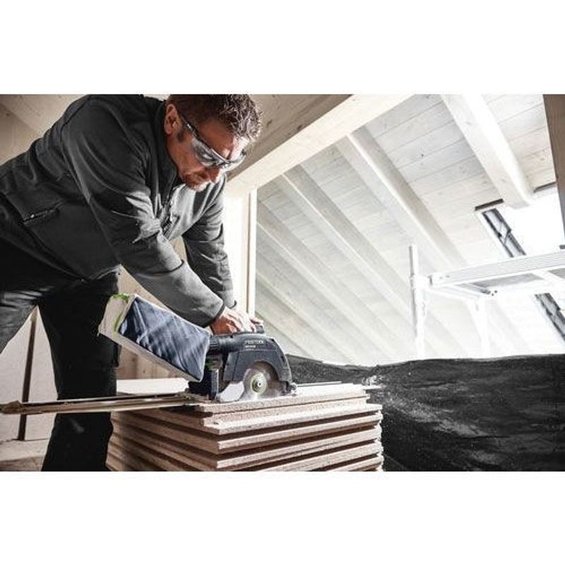 Festool 18 V HKC 55 5,0 EBI-Plus-SCA Battericirkelsåg 18V (2x5,0ah)