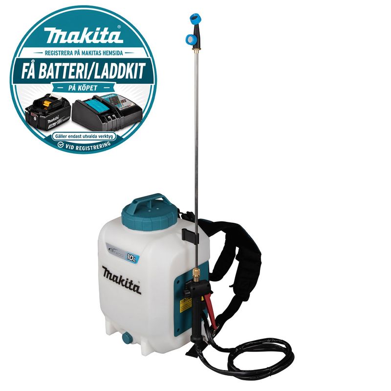 Makita DUS108Z Ryggburen Tryckspruta LXT® 18V 10L