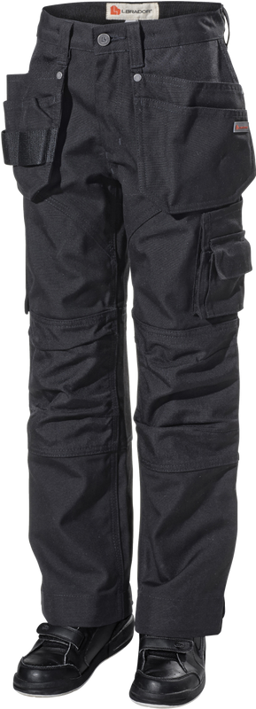 Lbrador Hantverkarbyxa barn 119PB Svart Barn 146/152