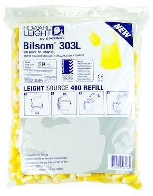 Bilsom Hörselpropp Refil Bilsomat400 303L 200Par/frp