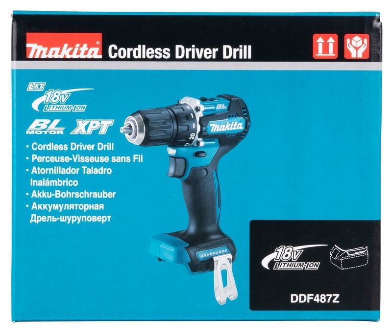 Makita DDF487Z Borr-/Skruvdragare 18V (utan batterier)