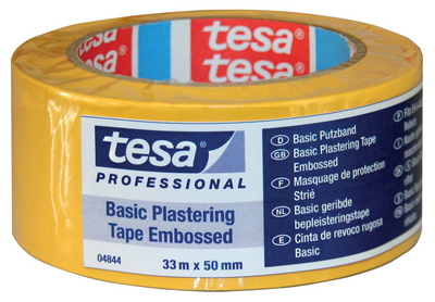 Tesa Basic 4844 Byggtejp Gul 50 mm x 33 m