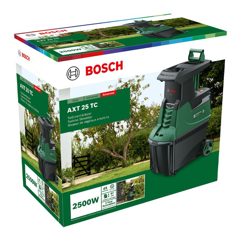 Bosch AXT 25 TC kompostkvarn 2500W