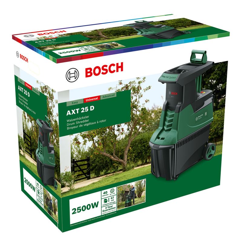 Bosch AXT 25 D kompostkvarn 2500W