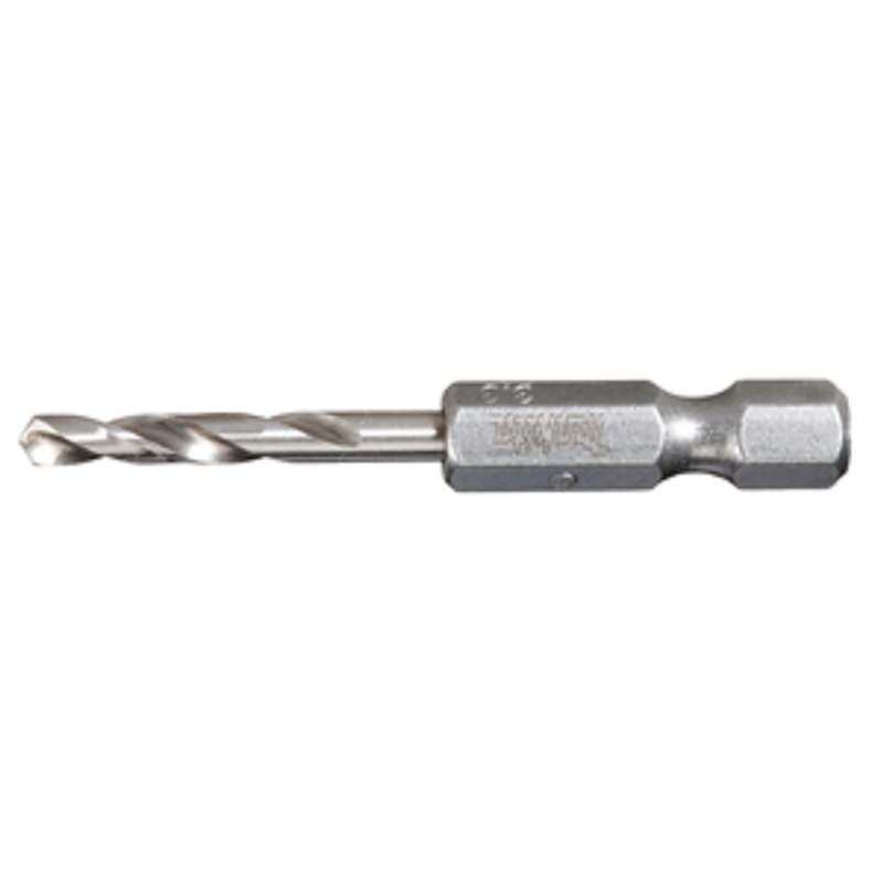 Makita Metallborr HSS-G 3,3x50 mm 1/4" Bitsfäste 10-pack