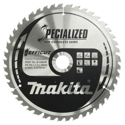 Makita Sågklinga Efficut för trä 260x30 mm 45T