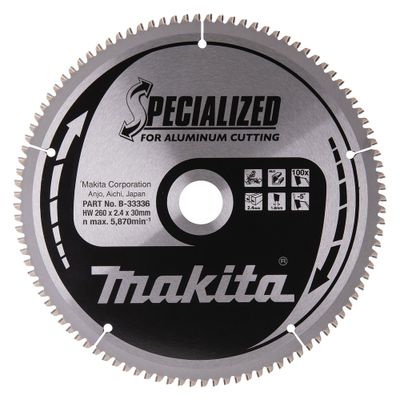 Makita Sågklinga för aluminium 260x30 mm 100T