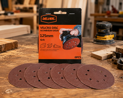 Delver Slippapper 125mm 6-P