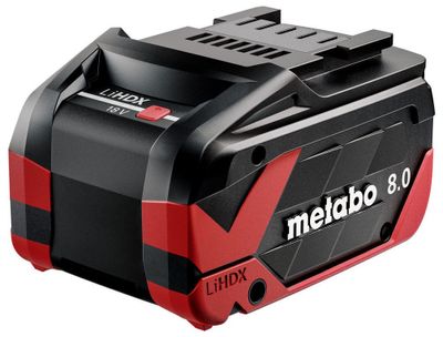 Metabo LiHDX Batteri 18V 8,0 Ah