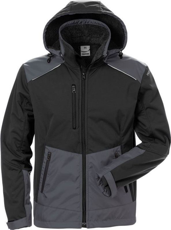 Fristads Softshell vinterjacka stretch 4060 CFJ Svart/Grå