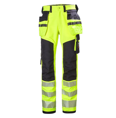 Helly Hansen 77472 ICU Hantverksbyxa High-Vis Yellow/Ebony