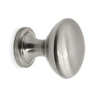 Habo Knopp Amadeus 27,5mm Borstad nickel SB